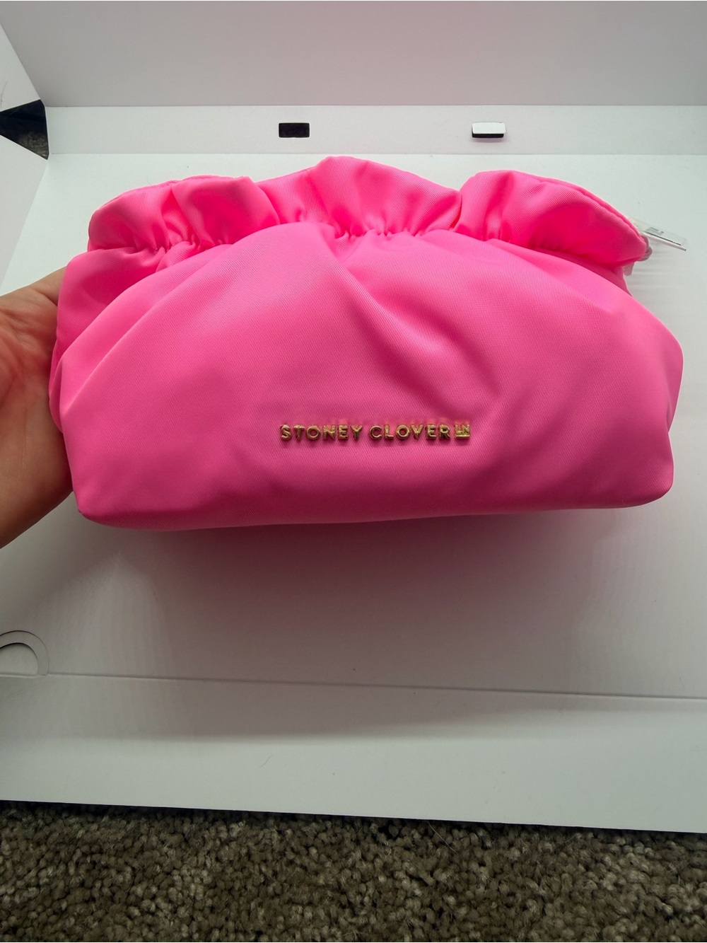 Stoney Clover Pink Bow Pouch